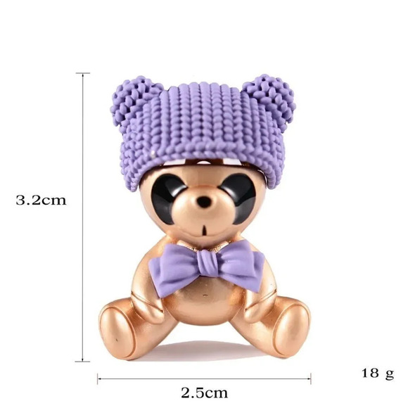 VQ Teddy Bear Brooch - Picture 4 of 5